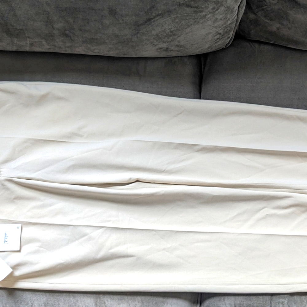 ZARA Women's High Waist BEIGE Trousers~ (NWT) Waist 29/ Inseam 30 - Picture 6 of 9